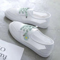 White Daisy Breathable Mesh Sneakers