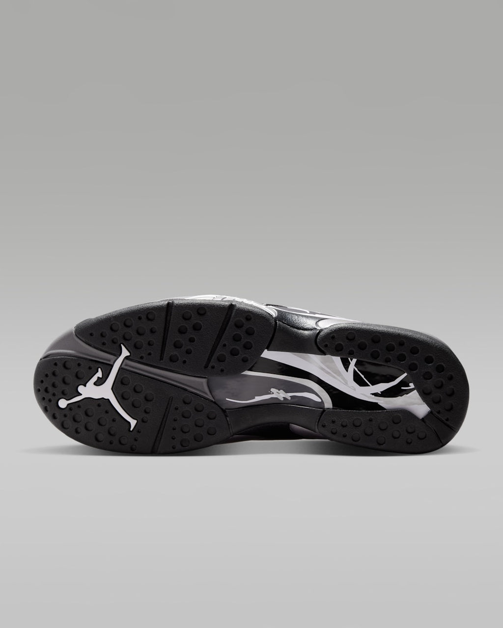 Jordan High-Top Basketball Sneakers – Black & Chrome
