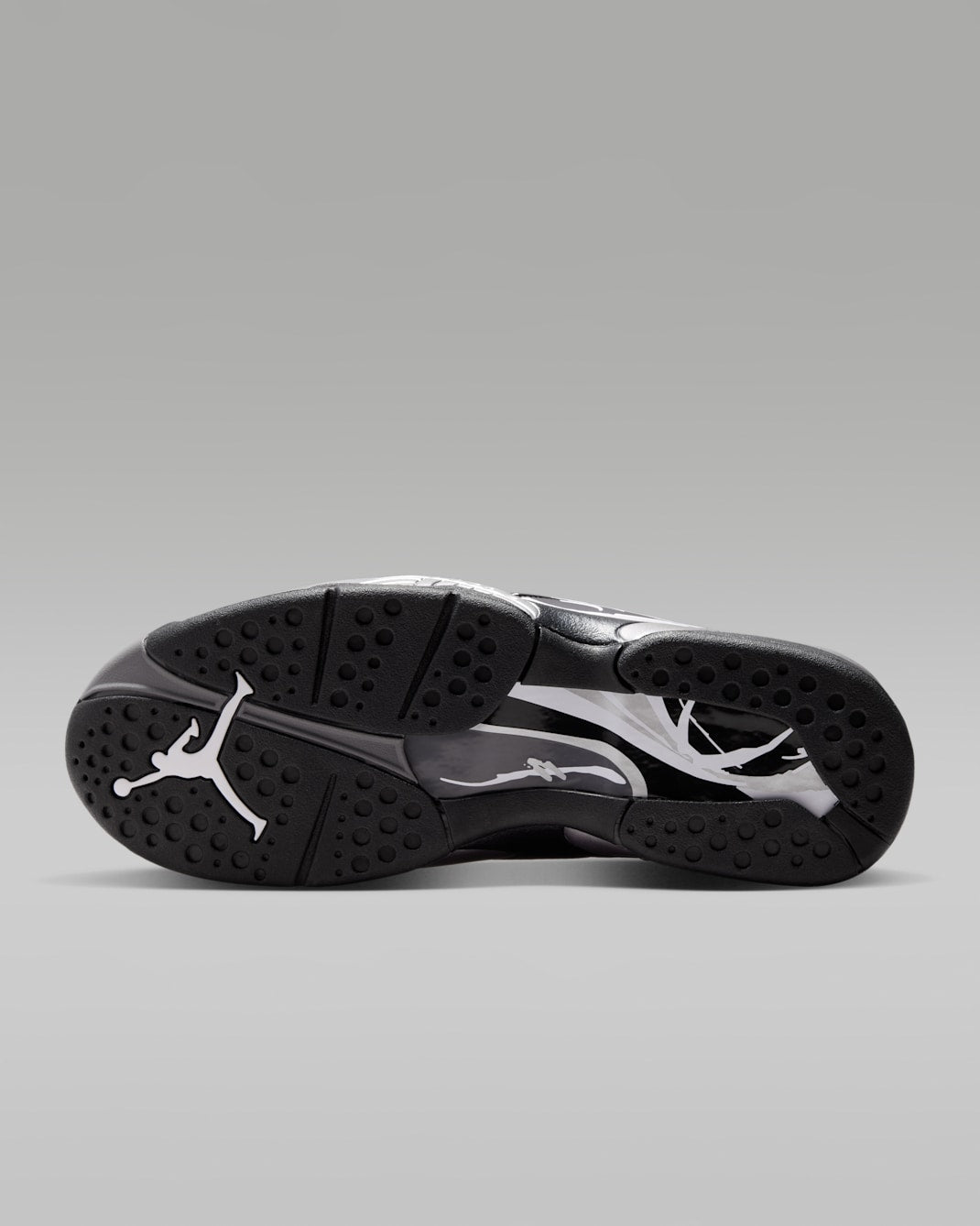 Jordan High-Top Basketball Sneakers – Black & Chrome