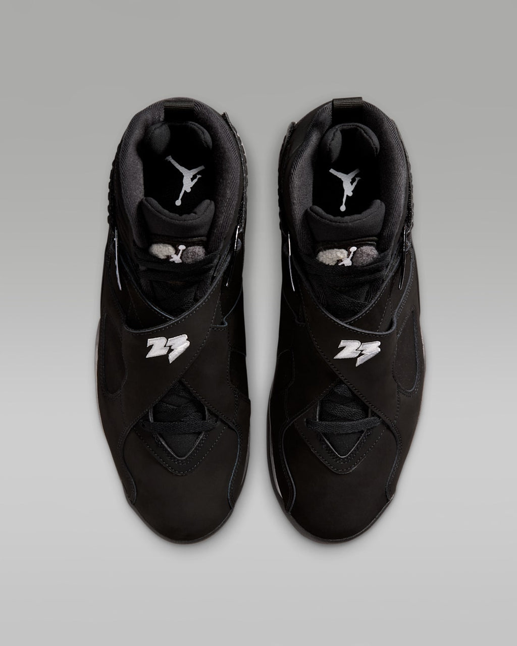 Jordan High-Top Basketball Sneakers – Black & Chrome